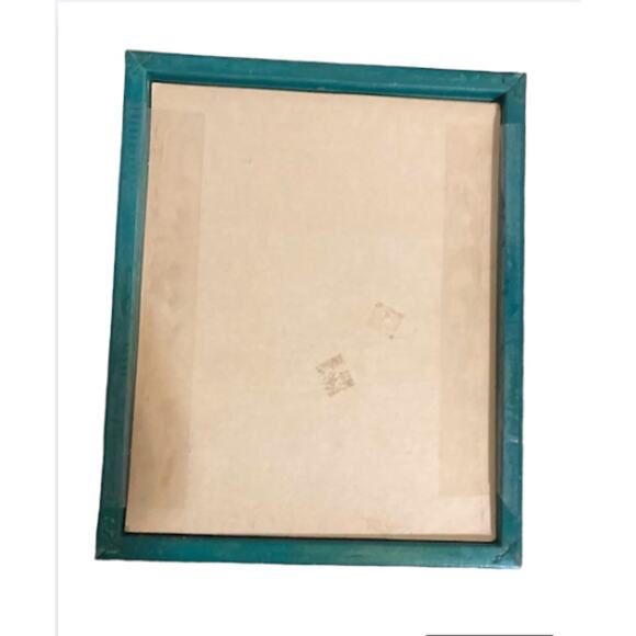 Vintage 1960's Framed Artwork 'Buff Girl' by Strevens - Picture 4 of 4